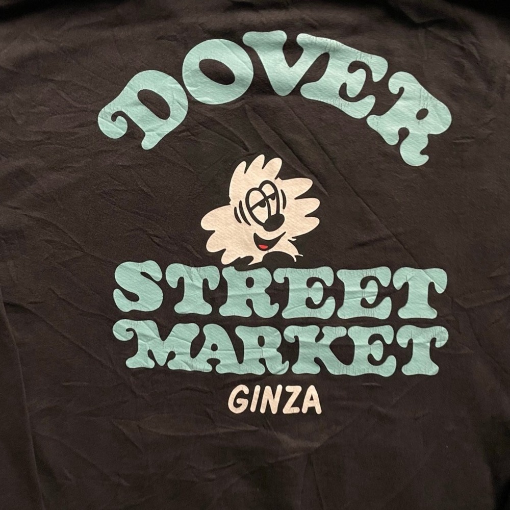 Vintage Verdy Dover Street Market Ginza Hoodie Mens Medium Black Y2K Verdy - Picture 2 of 8